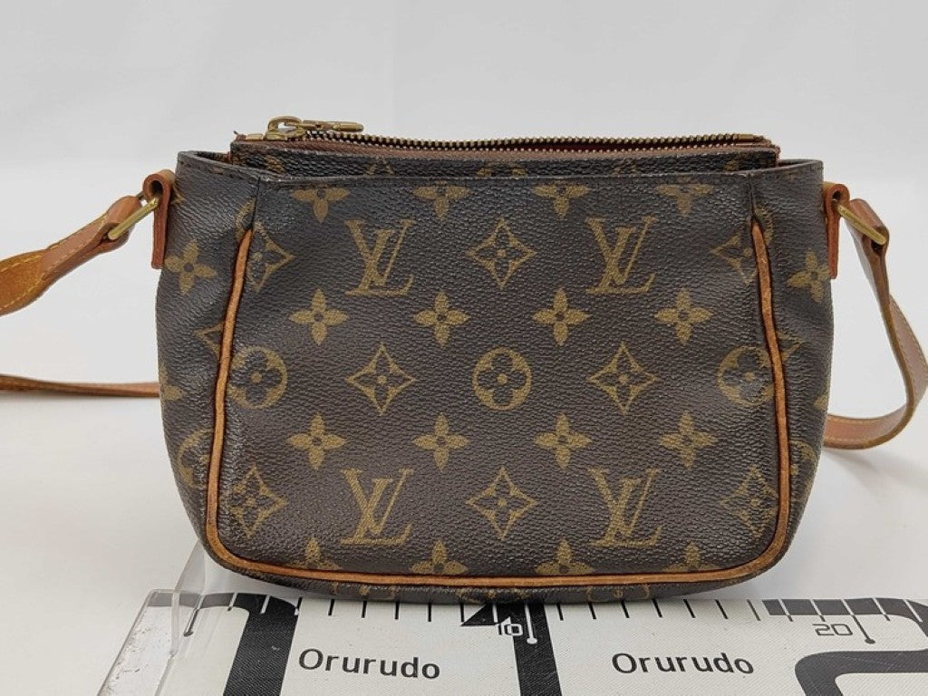 LOUIS VUITTON ルイヴィトン ショルダーバッグ ヴィバシテPM M51165 ブラウン系 モノグラム レディース ゴールド金具