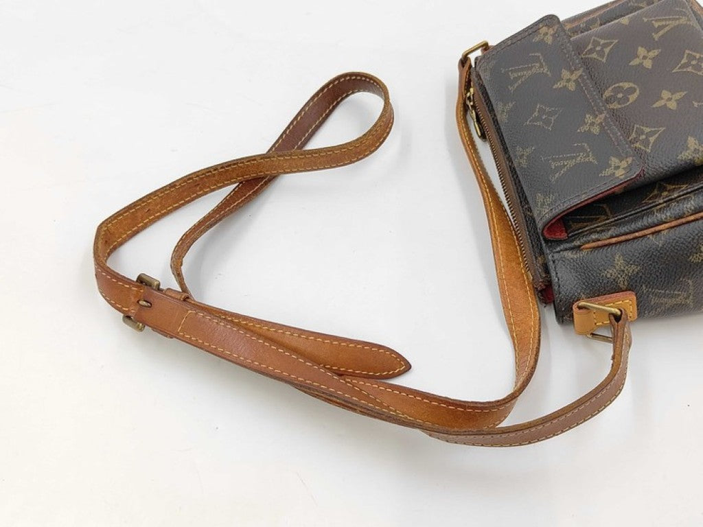 LOUIS VUITTON ルイヴィトン ショルダーバッグ ヴィバシテPM M51165 ブラウン系 モノグラム レディース ゴールド金具