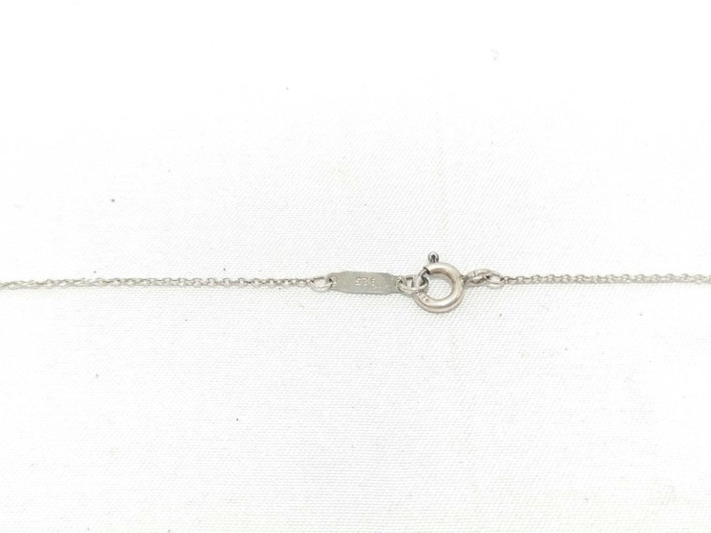 Tiffany&Co. ティファニー ネックレス ステンシル ハート ネックレス シルバー系 SV925 レディース 美品
