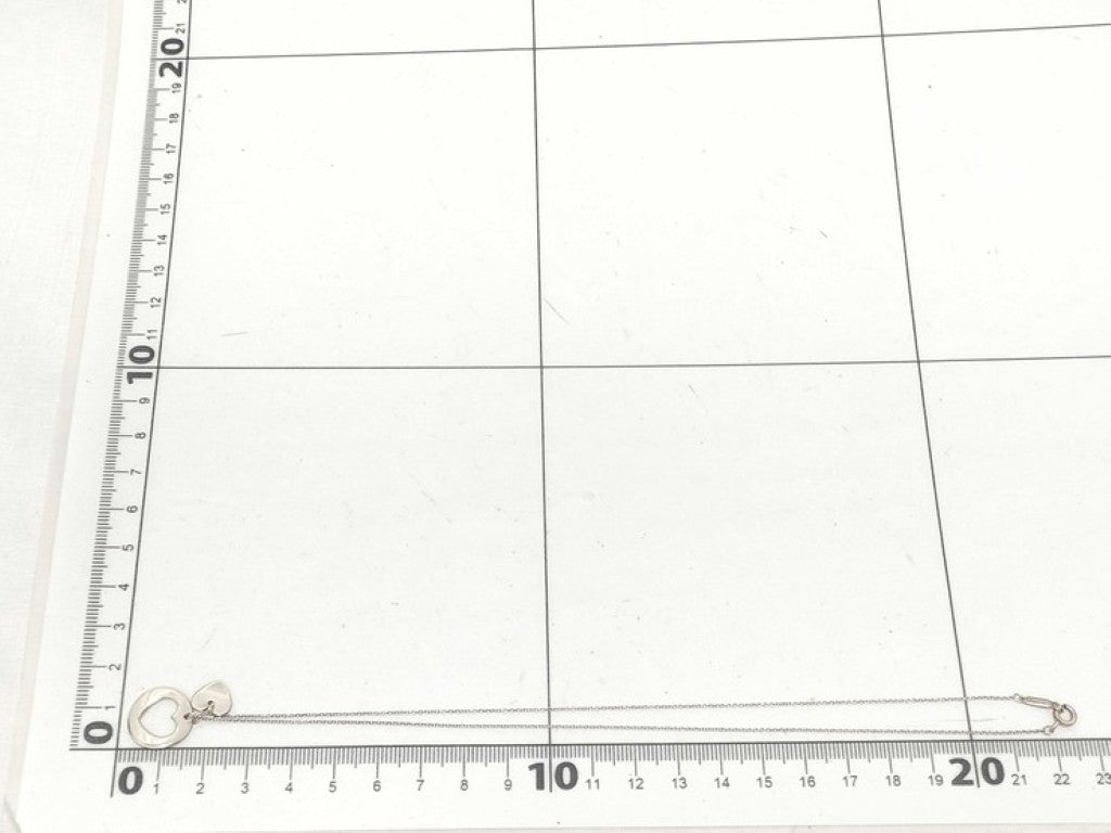 Tiffany&Co. ティファニー ネックレス ステンシル ハート ネックレス シルバー系 SV925 レディース 美品
