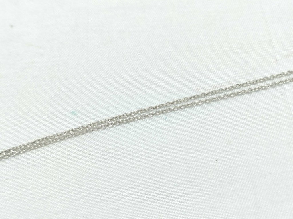 Tiffany&Co. ティファニー ネックレス ステンシル ハート ネックレス シルバー系 SV925 レディース 美品