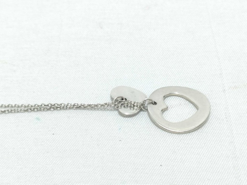 Tiffany&Co. ティファニー ネックレス ステンシル ハート ネックレス シルバー系 SV925 レディース 美品