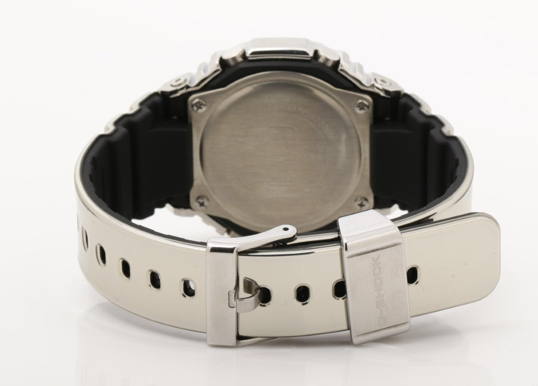 CASIO カシオ 時計 G-SHOCK FINE METALLIC SERIES ANALOG-DIGITAL 2100 Series GM-2100YM-8AJF シルバー系 樹脂／ステンレススチール 樹脂バンド メンズ アナデジ 超美品
