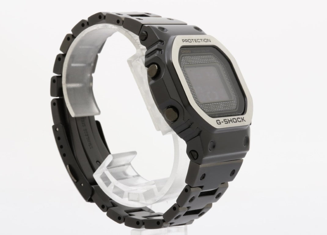 CASIO カシオ 時計 G-SHOCK FULL METAL 5000 SERIES GMW-B5000MB-1JF ブラック系 ステンレススチール メンズ デジタル 超美品