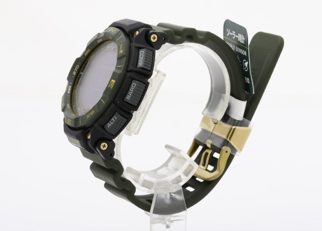 CASIO カシオ 時計 PRO TREK プロトレック PRO TREK 30周年記念モデル Climber Line PRG-340ANS-3JR ブラック カーキ系 樹脂 ソフトウレタンバンド メンズ デジタル 新品未使用展示品
