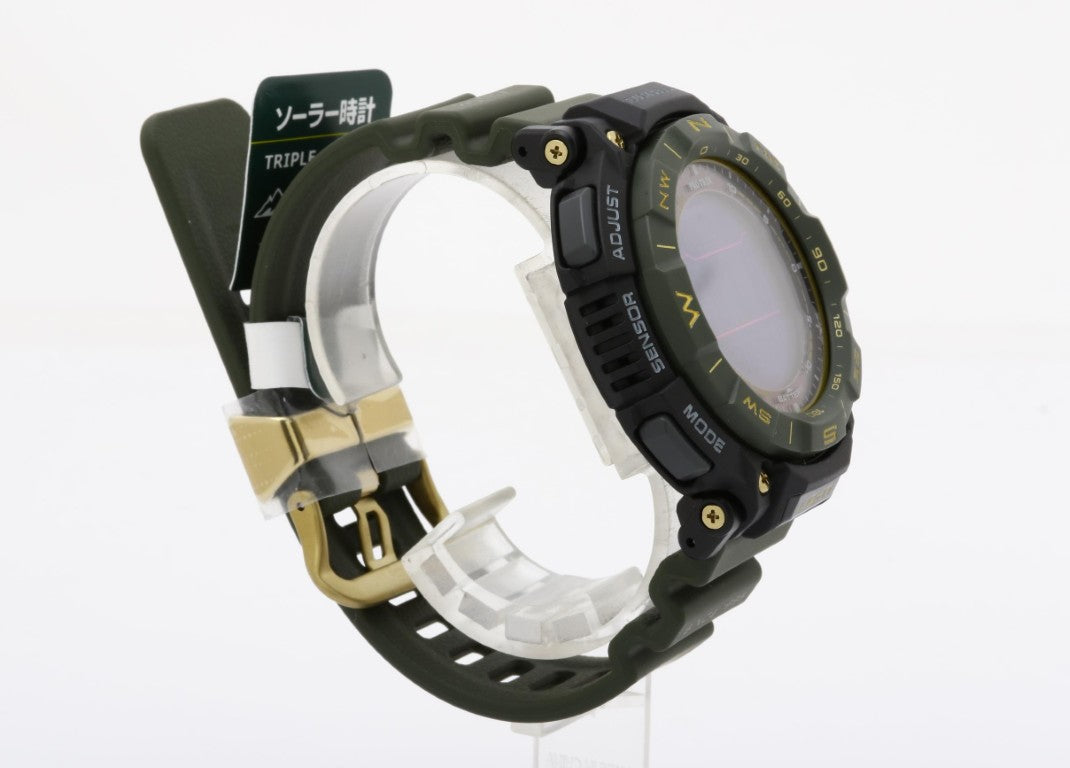 CASIO カシオ 時計 PRO TREK プロトレック PRO TREK 30周年記念モデル Climber Line PRG-340ANS-3JR ブラック カーキ系 樹脂 ソフトウレタンバンド メンズ デジタル 新品未使用展示品