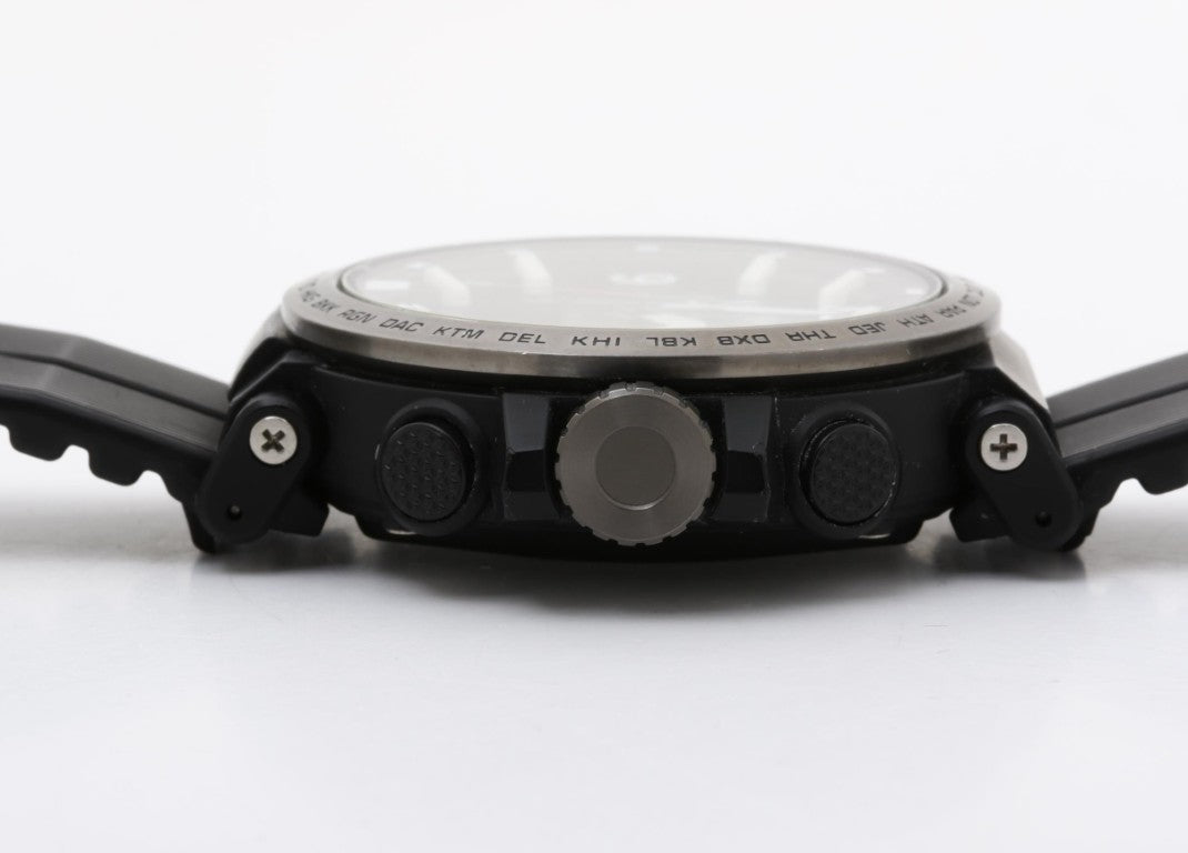 CASIO カシオ 時計 PRO TREK プロトレック Climber Line PRW-6611Y-1JF ブラック系 樹脂／ステンレススチール ソフトウレタンバンド メンズ アナデジ 美品