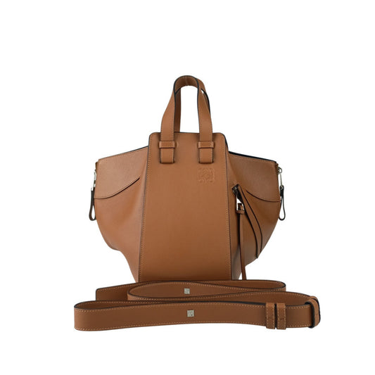 LOEWE ロエベ ハンドバッグ ハンモック スモール 387.30.S35 TAN(ブラウン系) クラシックカーフ レディース 2WAY ショルダーバッグ 超美品