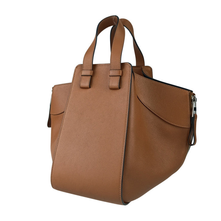 LOEWE ロエベ ハンドバッグ ハンモック スモール 387.30.S35 TAN(ブラウン系) クラシックカーフ レディース 2WAY ショルダーバッグ 超美品