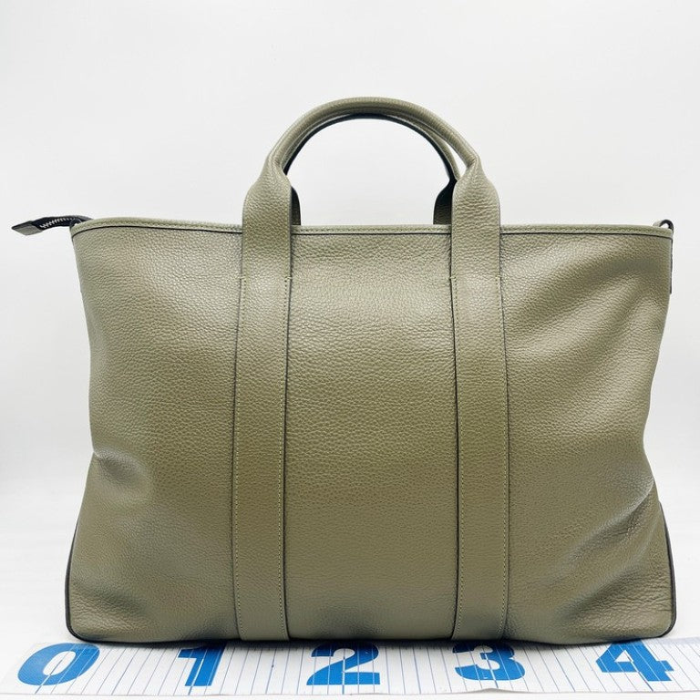 COACH コーチ ハンドバッグ グレイソン トート バッグ・チャーム CDY23 カーキ系 レザー ユニセックス 2WAY シルバー金具 美品