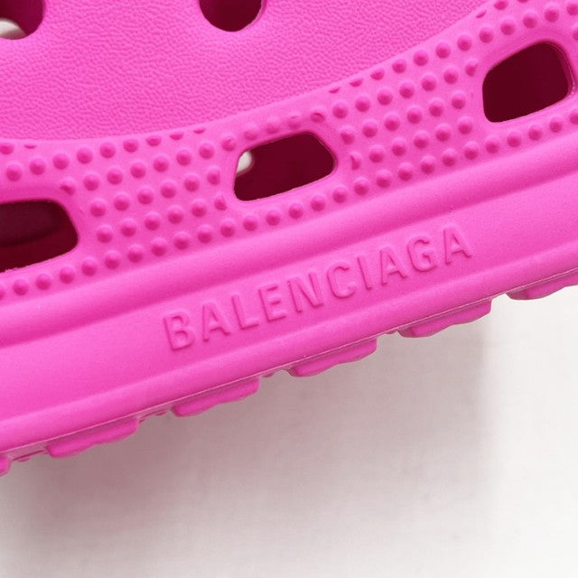 BALENCIAGA バレンシアガ ショルダーバッグ フォンフォルダー Crocsコラボ 702264 ピンク系 ラバー レディース スマホショルダー 美品