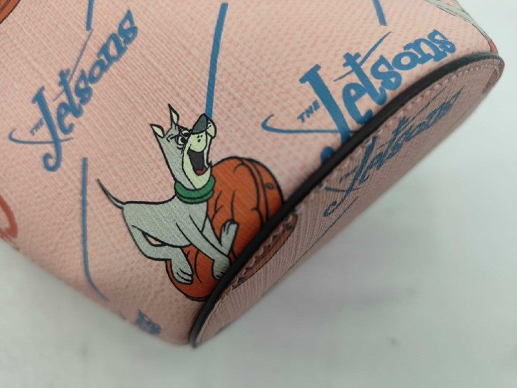 GUCCI グッチ ハンドバッグ チルドレンズ 752356 マルチカラー系 PVC レザー レディース THE JETSONS 宇宙家族ジェットソン アストロ コラボ バケットバッグ 美品