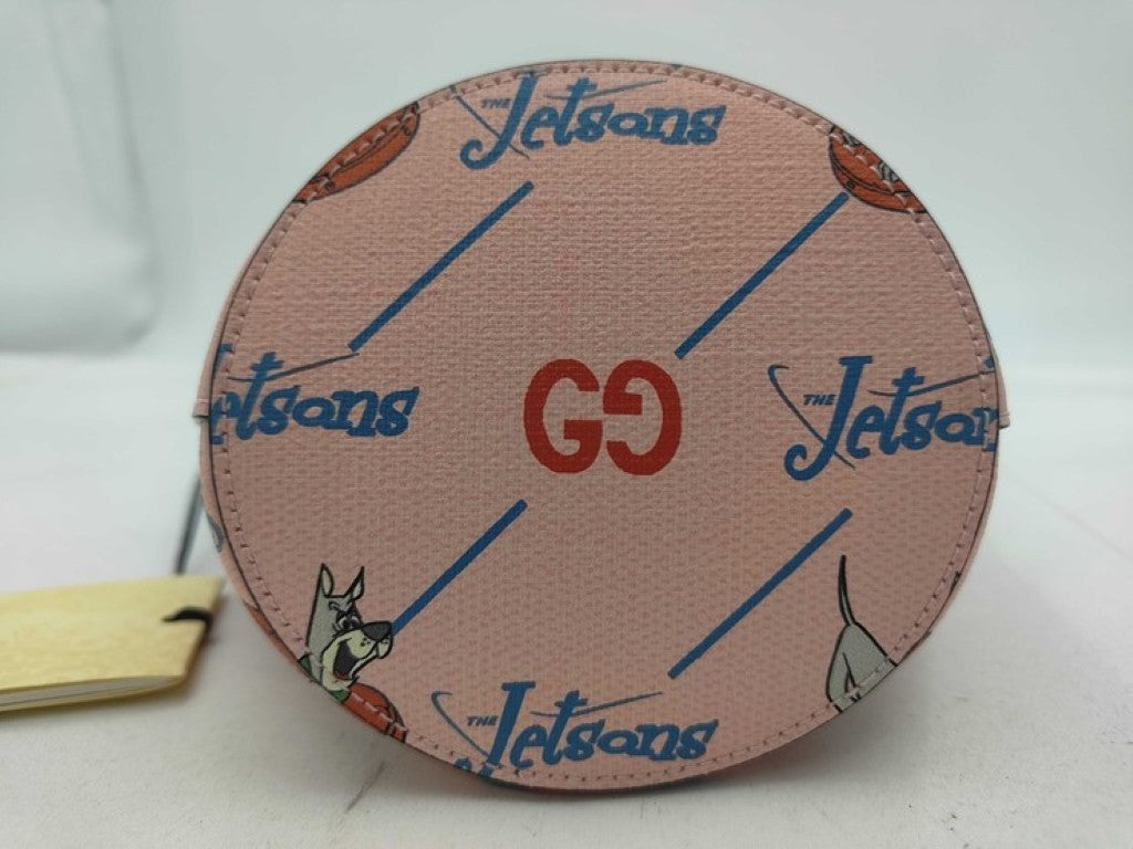 GUCCI グッチ ハンドバッグ チルドレンズ 752356 マルチカラー系 PVC レザー レディース THE JETSONS 宇宙家族ジェットソン アストロ コラボ バケットバッグ 美品