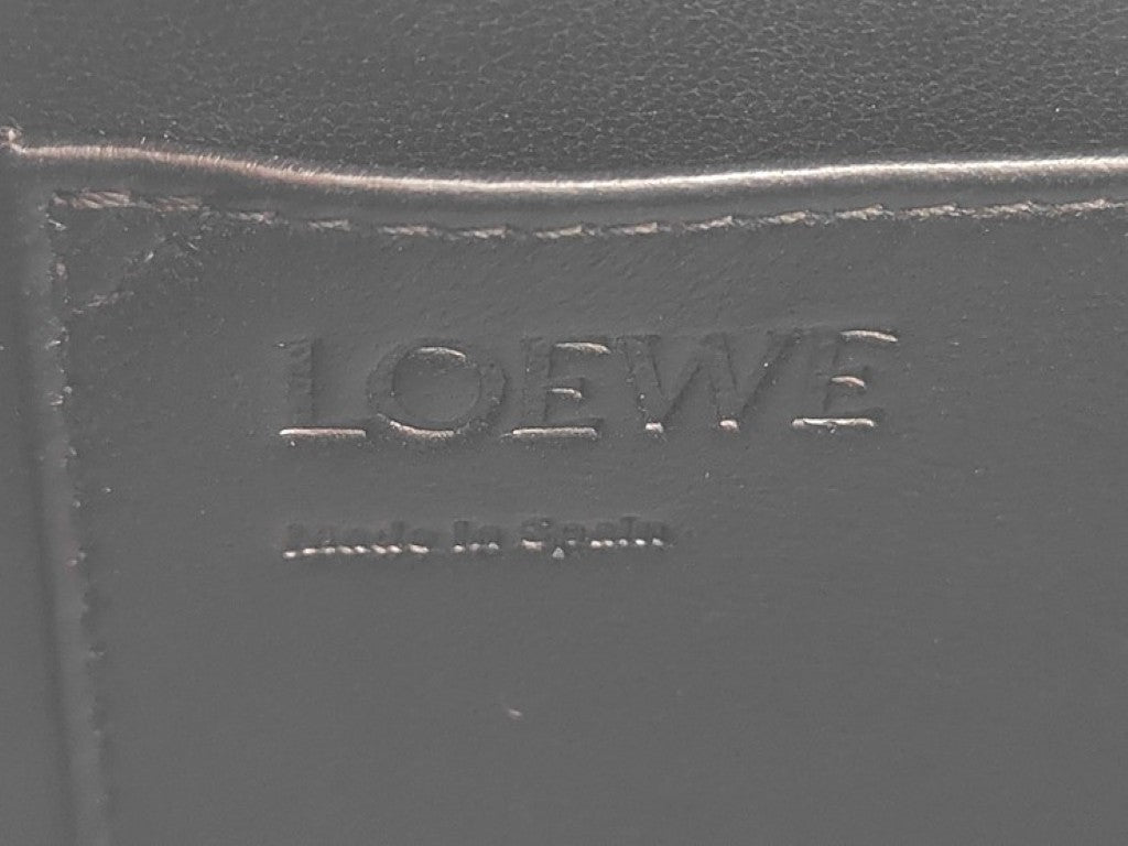 LOEWE ロエベ ハンドバッグ ポスタル スモール シティ パリ 309.31.W85 ブルー系 レザー レディース 2WAY 美品