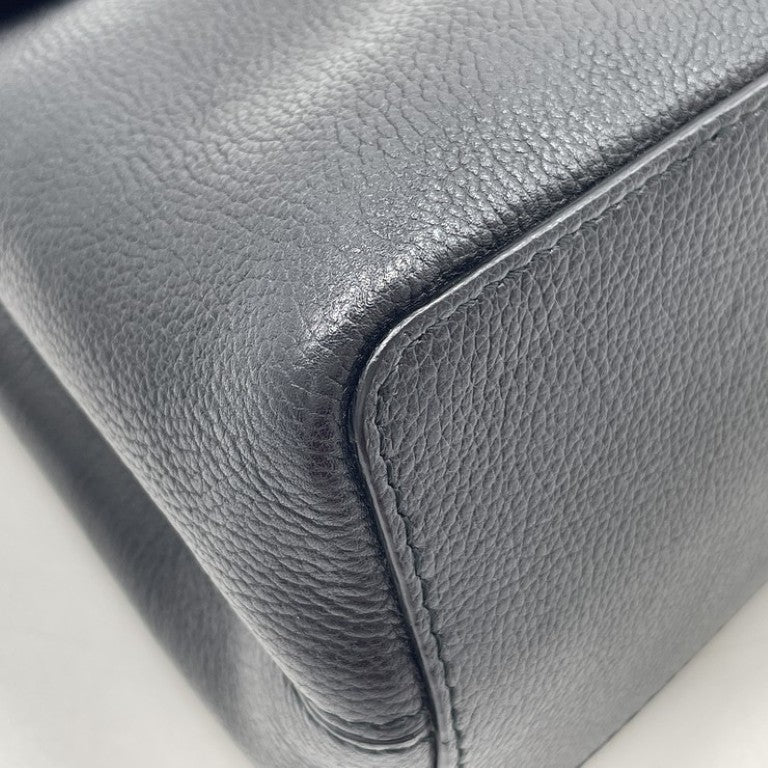 Cartier カルティエ ハンドバッグ クラシックフェミニン MM L1001392 ブラック系 パイソン レザー パテントレザー レディース 2WAY シルバー金具 美品
