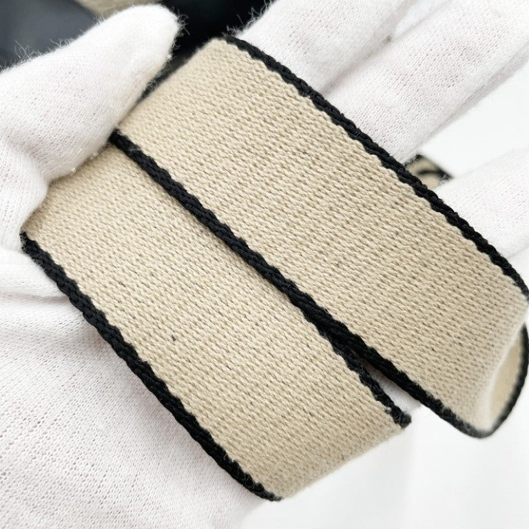 STELLA McCARTNEY ステラマッカートニー ハンドバッグ ロゴ 700139 ベージュ×ブラック系 エコレザー ボア レディース 2WAY シルバー金具 美品