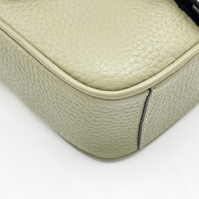 COACH コーチ ショルダーバッグ BECK CROSSBODY ベッククロスボディ CJ736 グリーン系 レザー ユニセックス シルバー金具 美品