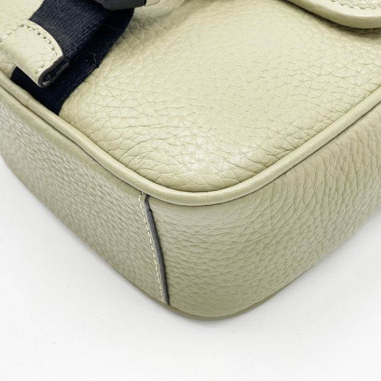 COACH コーチ ショルダーバッグ BECK CROSSBODY ベッククロスボディ CJ736 グリーン系 レザー ユニセックス シルバー金具 美品