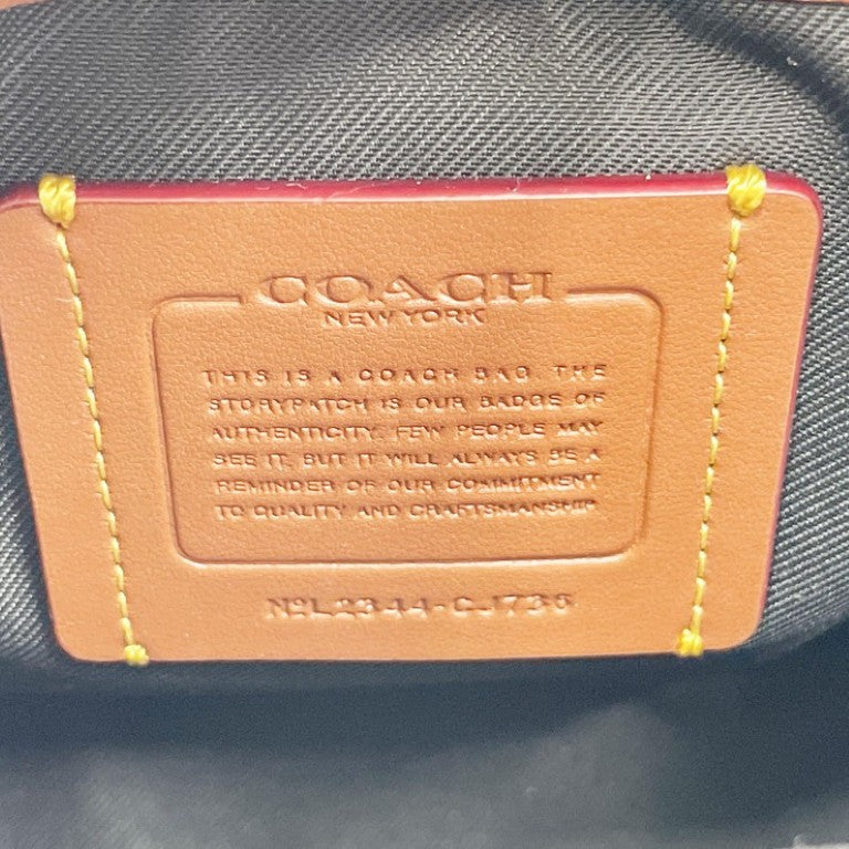 COACH コーチ ショルダーバッグ BECK CROSSBODY ベッククロスボディ CJ736 グリーン系 レザー ユニセックス シルバー金具 美品