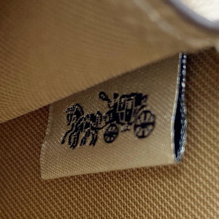 COACH コーチ ショルダーバッグ ノースサウス フォン クロスボディ CM235 チョーク（ホワイト系） レザー レディース 美品