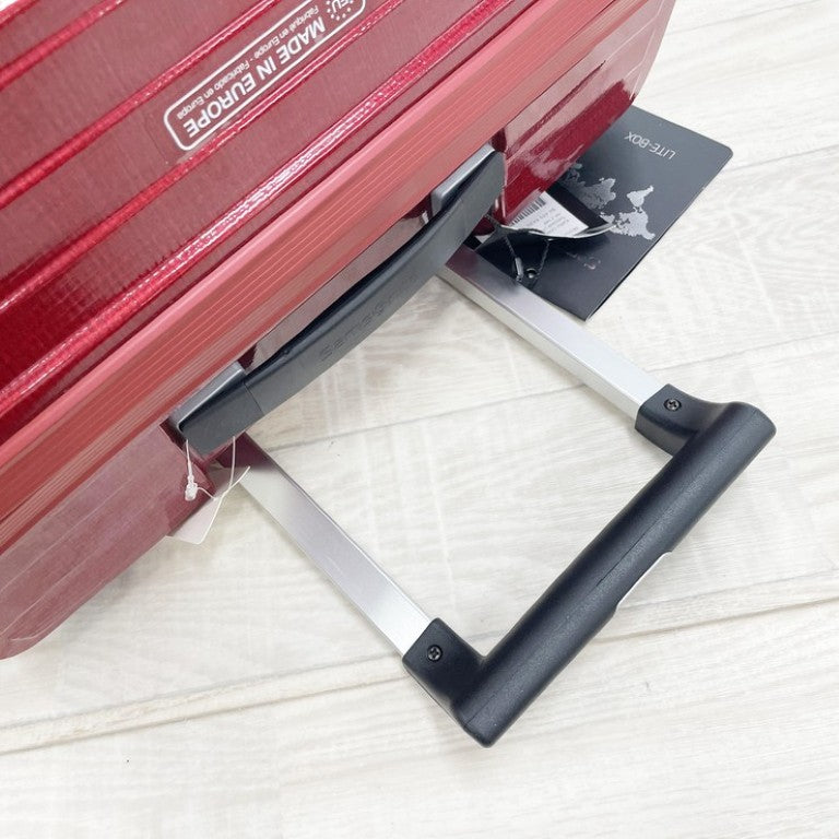 Samsonite サムソナイト キャリーケース Suitecase Litebox MB Spinner 69 レッド系 Curv（カーブ） ユニセックス メルセデスベンツコラボ 75L 4輪 スーツケース 美品