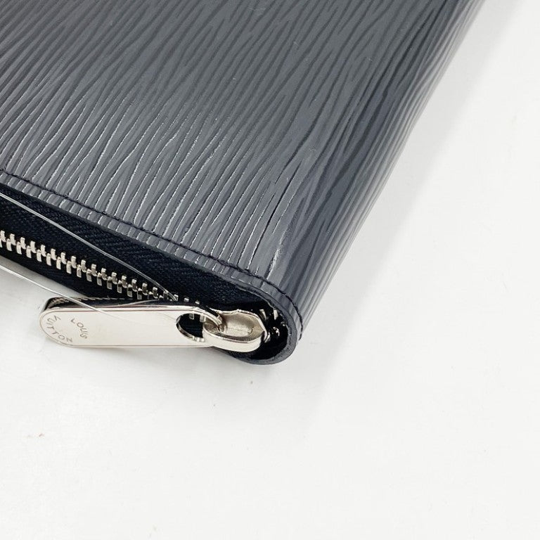 LOUIS VUITTON ルイヴィトン 長財布 ジッピー･オーガナイザー M62643 ノワール（ブラック）系 エピ メンズ ラウンドファスナー シルバー金具 美品