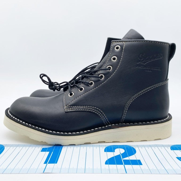 Danner ダナー シューズ レースアップブーツ ブラック系 レザー メンズ プレーントゥ ワークブーツ 超美品
