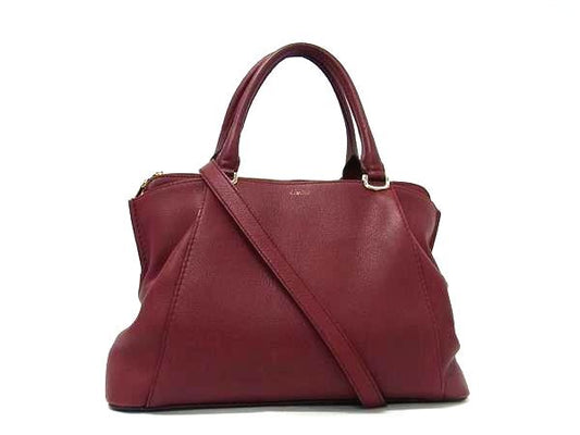 Cartier カルティエ トートバッグ Cドゥ カルティエ SM - ボルドー レザー レディース 2WAY