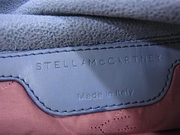 美品 STELLA McCARTNEY ステラ マッカートニー ハンドバッグ ファラベラ ミニ 371223 W9132 SU19 ライトブルー エコレザー レディース 2WAY