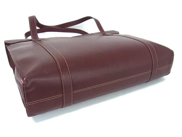 Cartier カルティエ トートバッグ マストライン - ボルドー レザー レディース