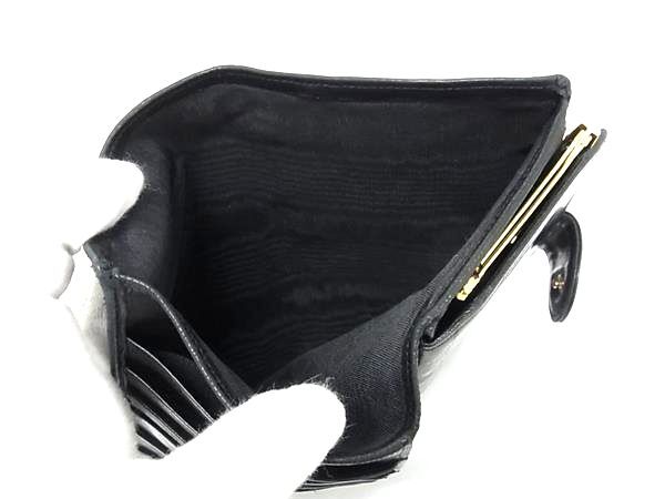 CHANEL シャネル 長財布 ビコローレ がま口 長財布 A47152 ブラック ゴールド金具 レザー レディース ココマーク マトラッセ
