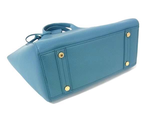 超美品 ADMJ エーディーエムジェイ トートバッグ ハンドバッグ - ブルー系 ゴールド金具 レザー レディース