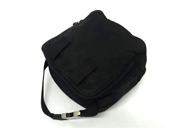 美品 PRADA プラダ ショルダーバッグ 3WAY ウエストバッグ MV550 ブラック ナイロン ユニセックス 三角ロゴプレート ポシェット ベルトバッグ