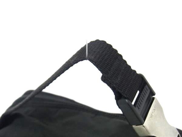 美品 PRADA プラダ ショルダーバッグ 3WAY ウエストバッグ MV550 ブラック ナイロン ユニセックス 三角ロゴプレート ポシェット ベルトバッグ