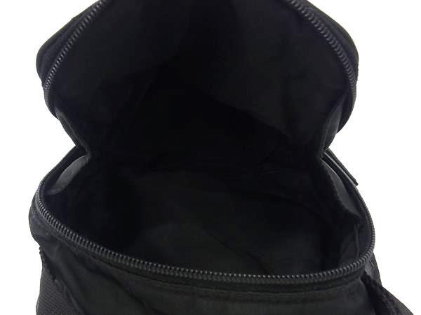 美品 PRADA プラダ ショルダーバッグ 3WAY ウエストバッグ MV550 ブラック ナイロン ユニセックス 三角ロゴプレート ポシェット ベルトバッグ
