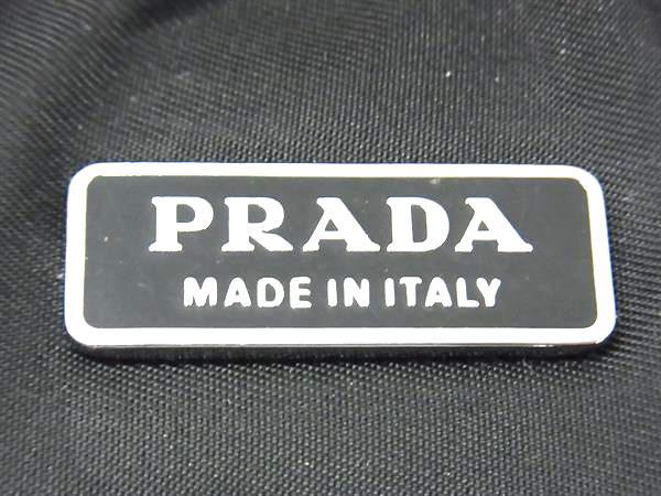 美品 PRADA プラダ ショルダーバッグ 3WAY ウエストバッグ MV550 ブラック ナイロン ユニセックス 三角ロゴプレート ポシェット ベルトバッグ