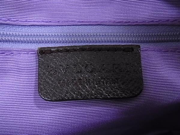 美品 BVLGARI ブルガリ ショルダーバッグ ロゴマニア クロスボディバッグ 22653 ベージュ ブラウン シルバー金具 キャンバス レザー レディース ポシェット