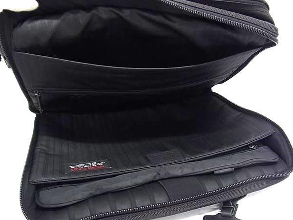 美品 TUMI トゥミ ビジネスバッグ ALPHA アルファ T-Pass アット・ア・グランス オーガナイザー 2WAY ブリーフケース 26531DH ブラック ナイロン レザー メンズ