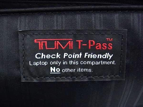 美品 TUMI トゥミ ビジネスバッグ ALPHA アルファ T-Pass アット・ア・グランス オーガナイザー 2WAY ブリーフケース 26531DH ブラック ナイロン レザー メンズ