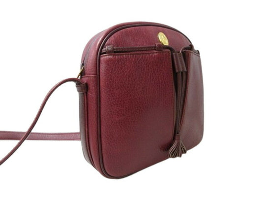 Cartier カルティエ ショルダーバッグ マストライン - ボルドー レザー レディース