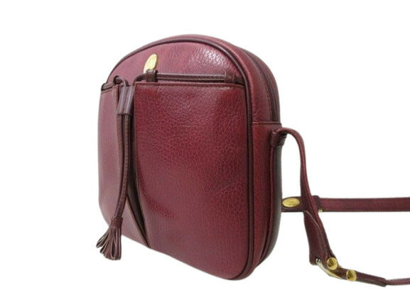 Cartier カルティエ ショルダーバッグ マストライン - ボルドー レザー レディース