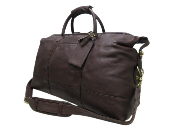 COACH コーチ ボストンバッグ 0502 ダークブラウン レザー ユニセックス