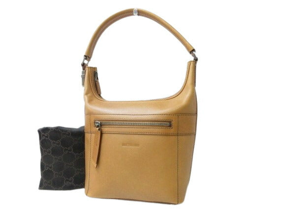 美品 GUCCI グッチ ハンドバッグ - 001 4299 ライトブラウン レザー レディース