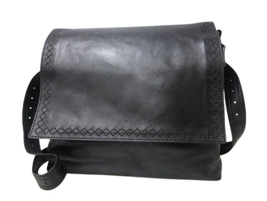 BOTTEGA VENETA ボッテガヴェネタ ショルダーバッグ イントレチャート チェルボ 245169 ブラック レザー ユニセックス