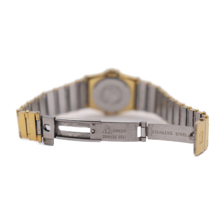 OMEGA オメガ コンステレーション ミニ 腕時計 5313 ステンレススチール ゴールド シルバー 2針 クオーツ レディース