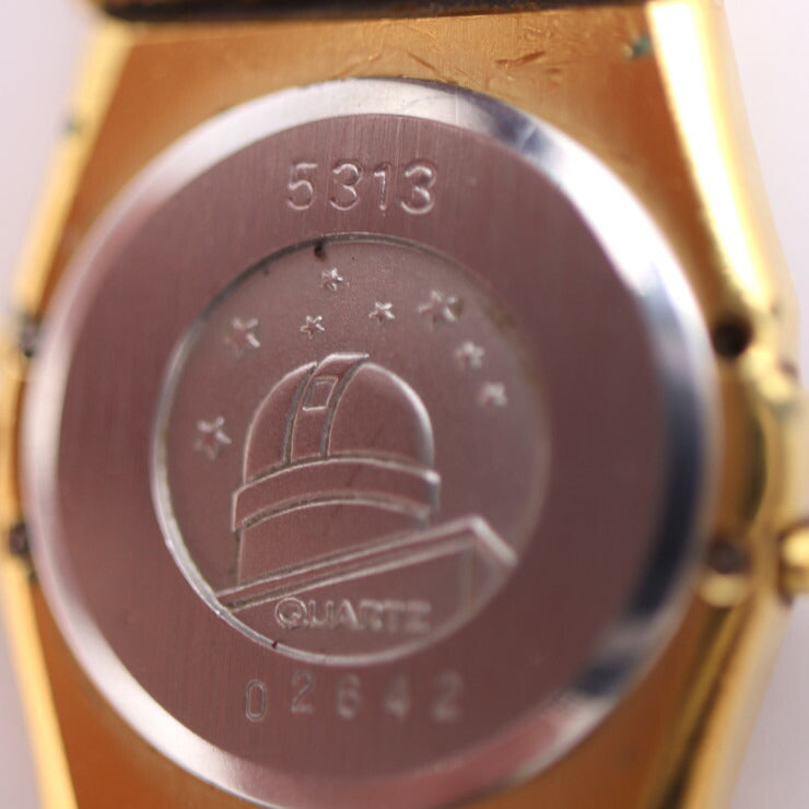 OMEGA オメガ コンステレーション ミニ 腕時計 5313 ステンレススチール ゴールド シルバー 2針 クオーツ レディース