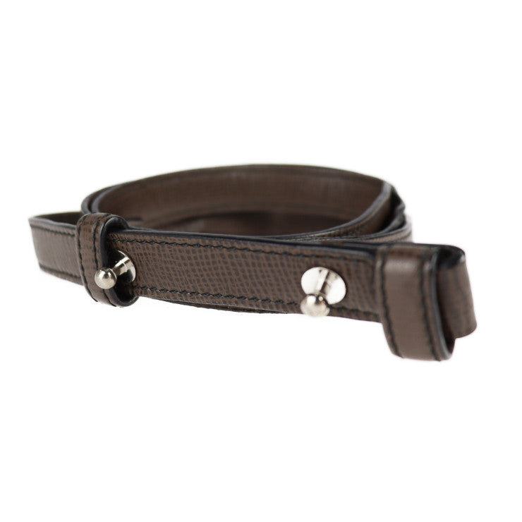 LOEWE ロエベ ブリーフケース ビジネスバッグ レザー ブラウン シルバー金具 2WAY 書類鞄 ショルダーバッグ