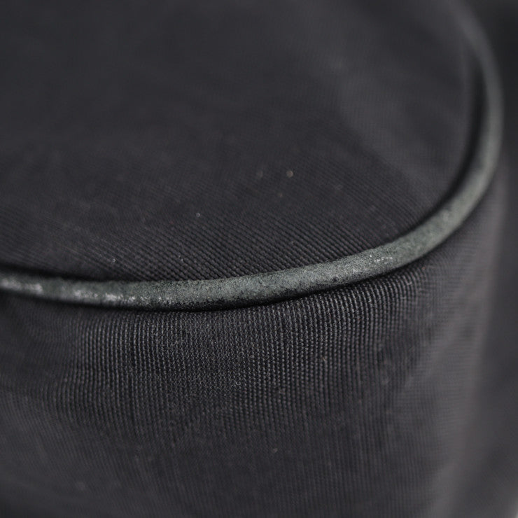 美品 Salvatore Ferragamo サルヴァトーレ フェラガモ ガンチーニ ショルダーバッグ 21 4436 ナイロンキャンバス レザー ブラック シルバー金具 セミショルダー ワンショルダーバッグ