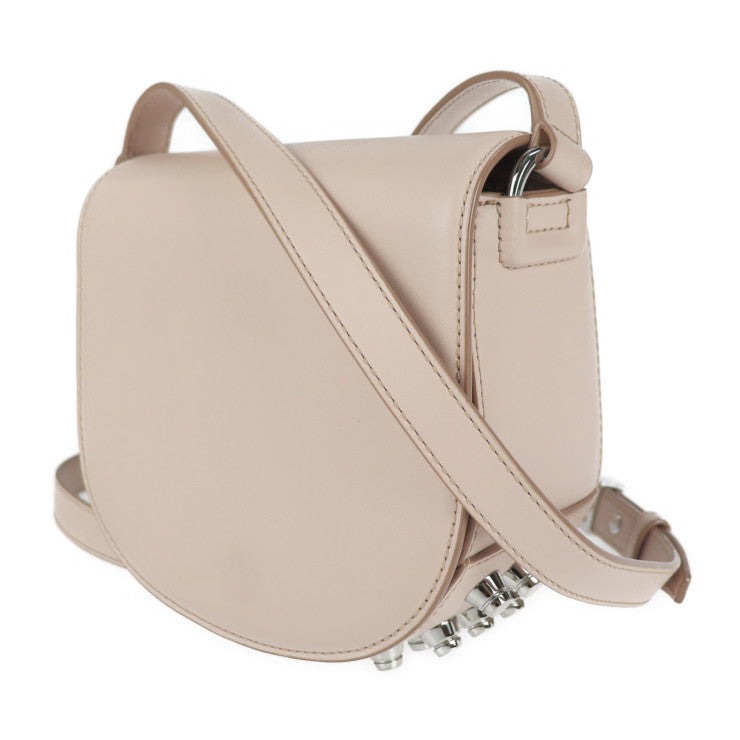 超美品 Alexander Wang アレキサンダーワン MINI LIA ミニ リア ショルダーバッグ 20R0452 カーフレザー PALE PINK ピンク系 ポシェット スタッズ クロスボディバッグ