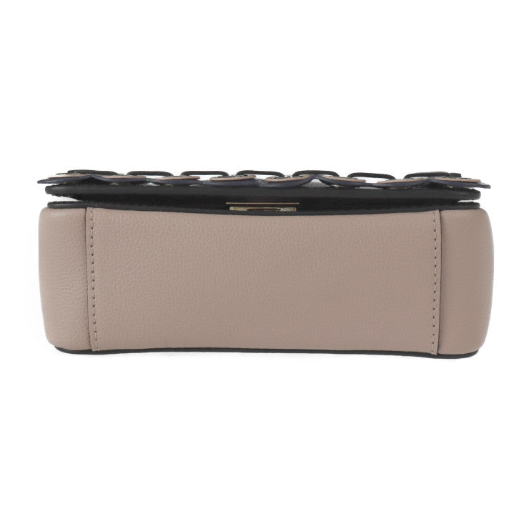 超美品 Kate Spade ケイトスペード メイジー パターソン ドライブグロメット ハンドバッグ WKRU5899 レザー ブラック ピンクベージュ系 ゴールド金具 2WAY ショルダーバッグ トップハンドル